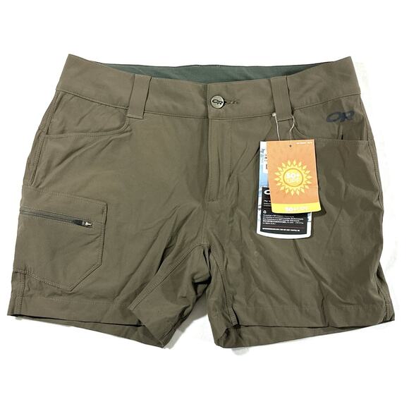 Outdoor Research Ferrosi Women’s Shorts Size 6 Mushroom UPF 50+ Hiking NWT - Picture 1 of 9